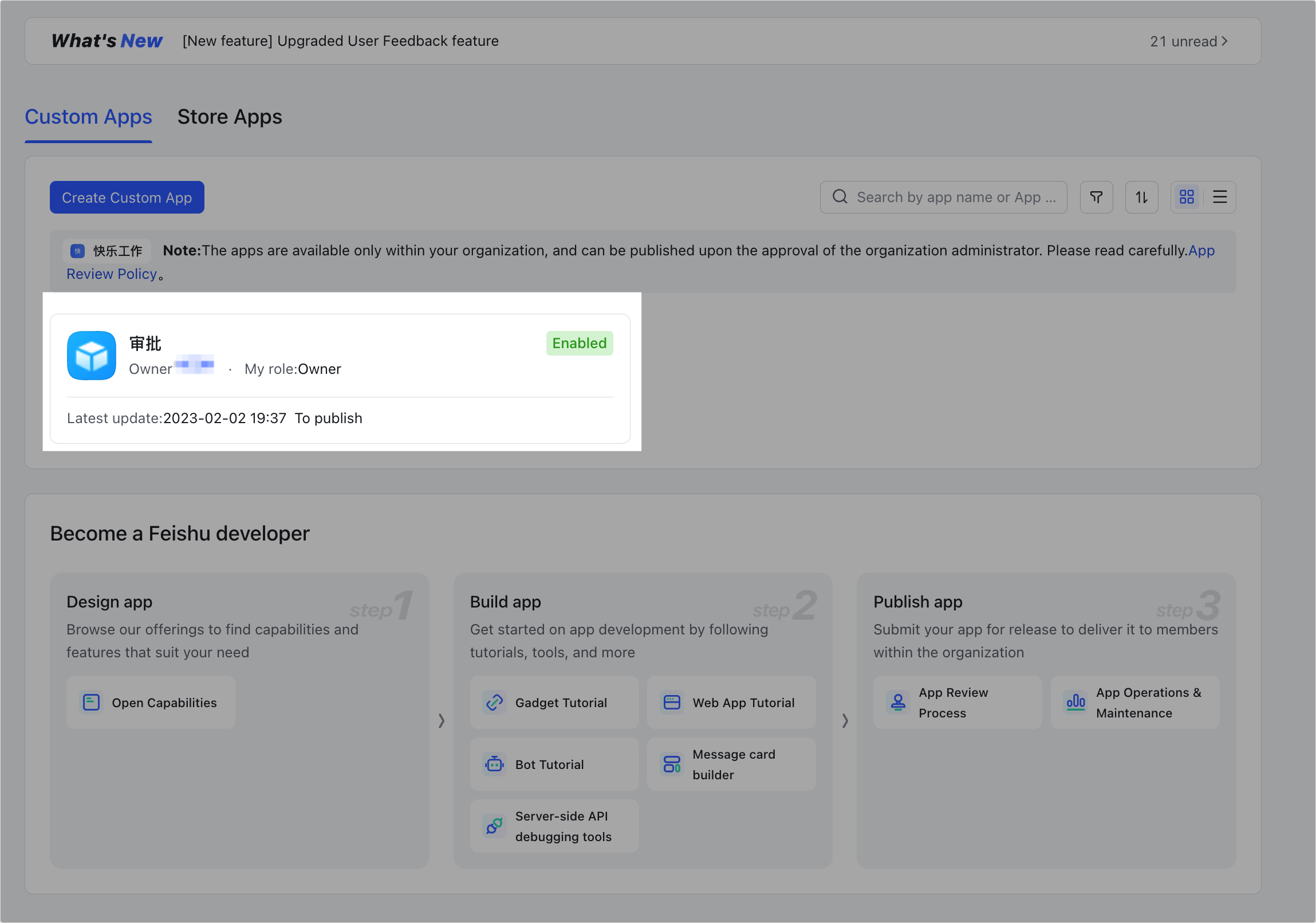 Documentation Lark Developer