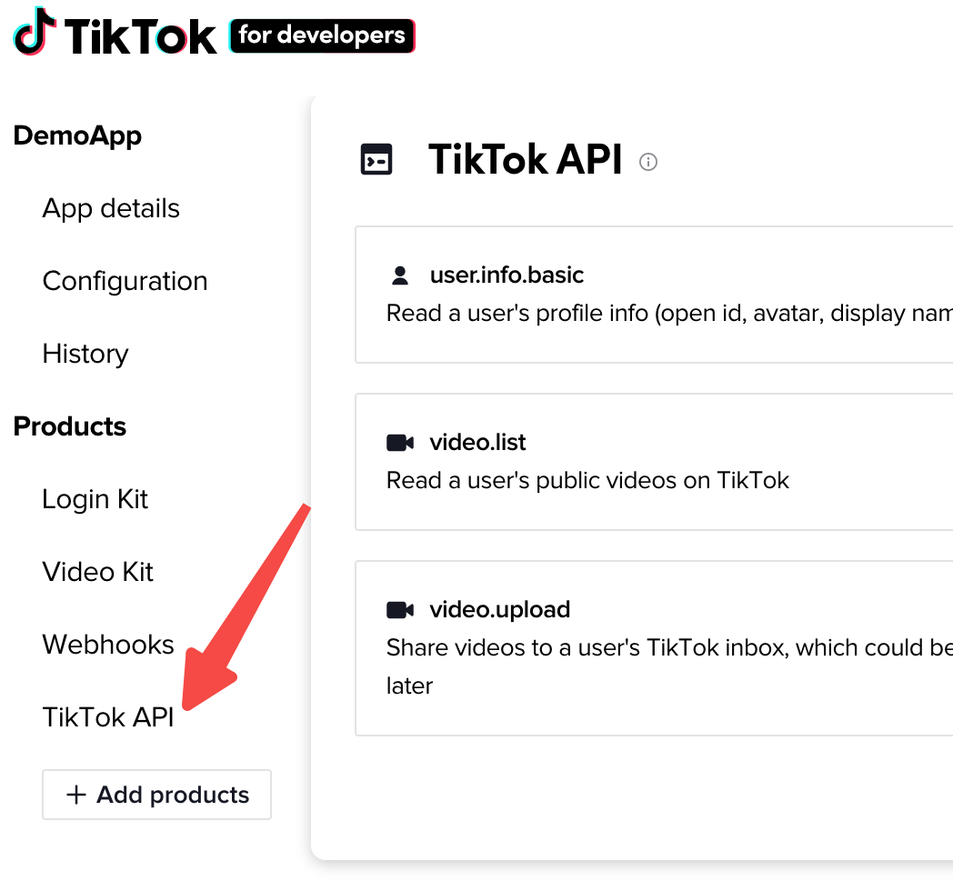 Is TikTok an API?